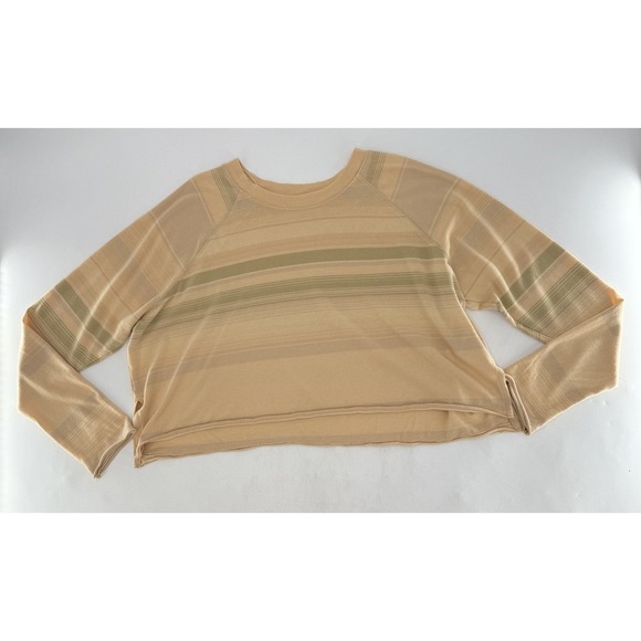 Free People We The Free Crop Top Prosecco Striped Size Sm 90's Vibe Boho Grunge - Picture 8 of 10